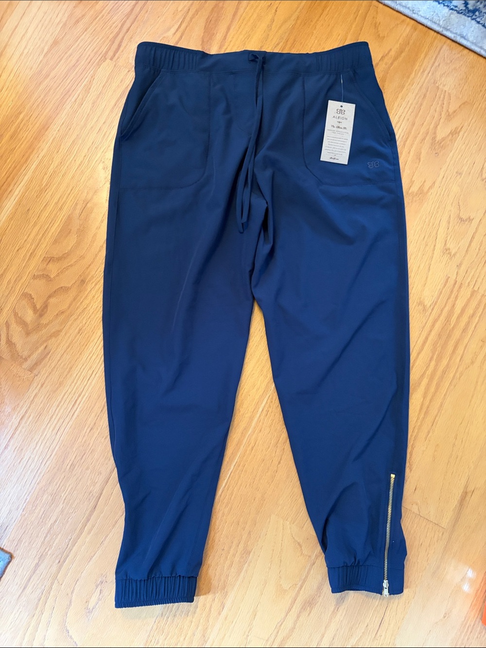 Albion Jetsetters 2.0 pants true blue size small petite NWT
